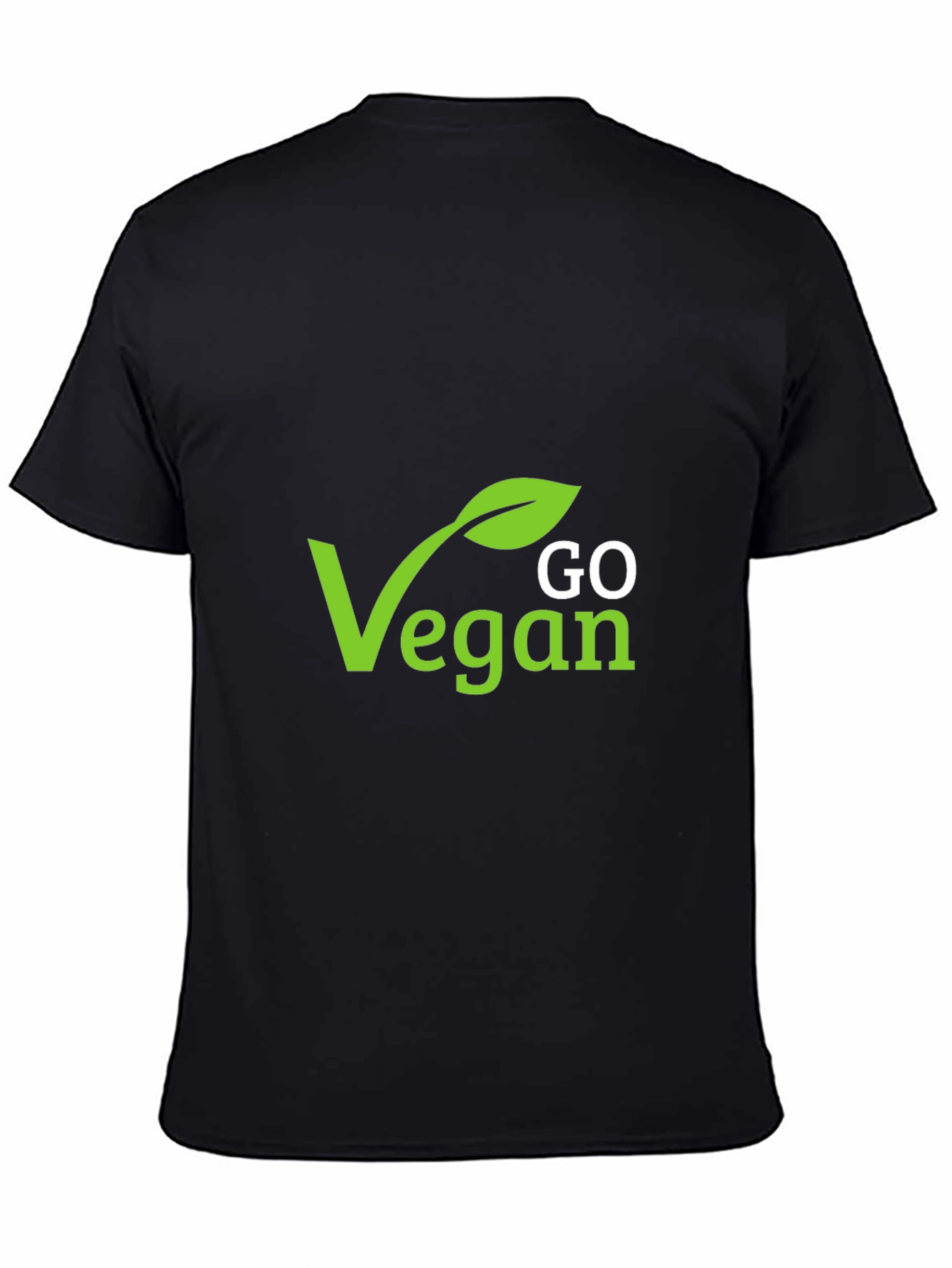 Go Vegan Graphic Tee - Stylish Vegan Statement Shirt