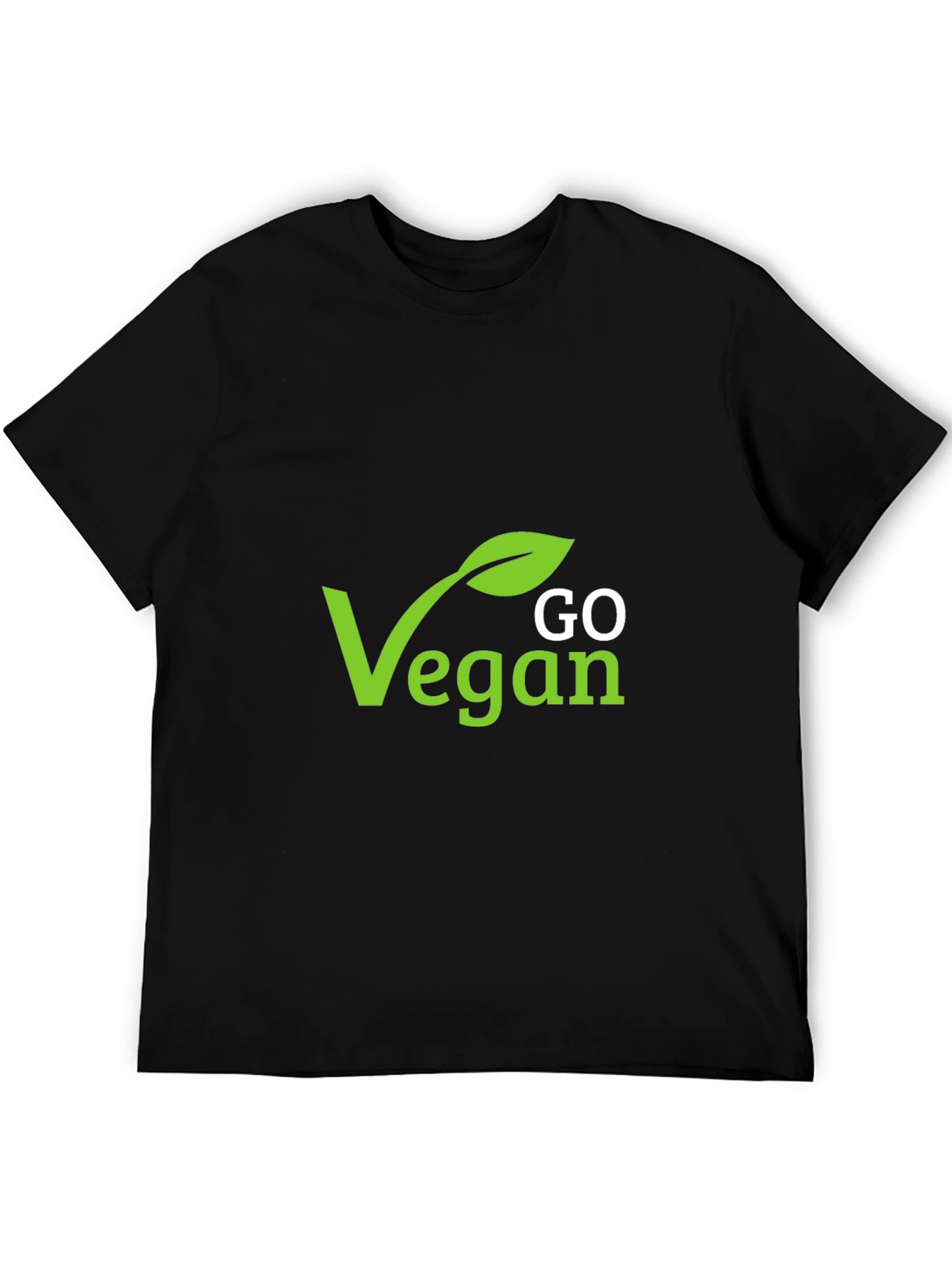 Go Vegan Graphic Tee - Stylish Vegan Statement Shirt