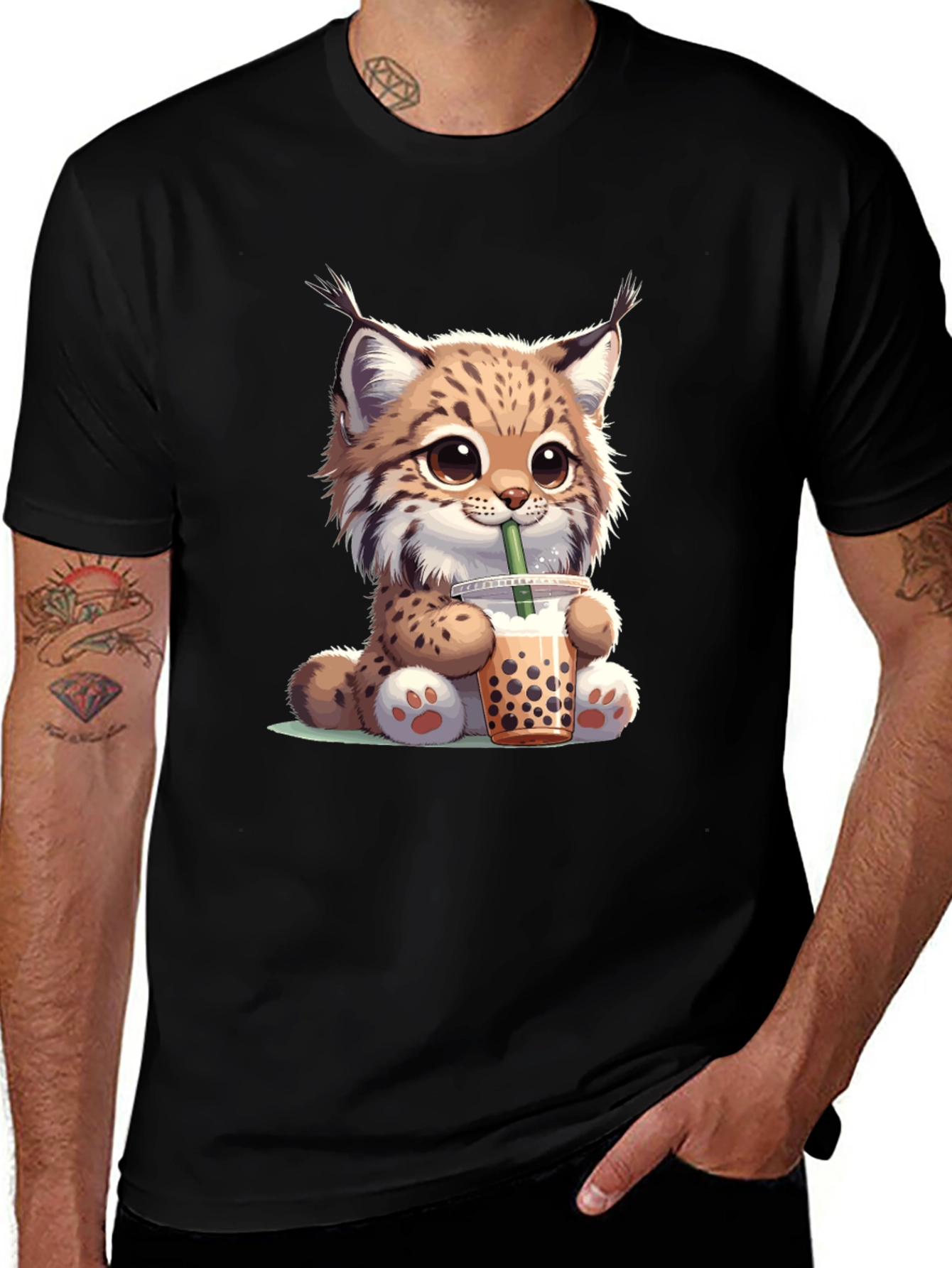 Bobcat Bubble Tea Graphic Tee