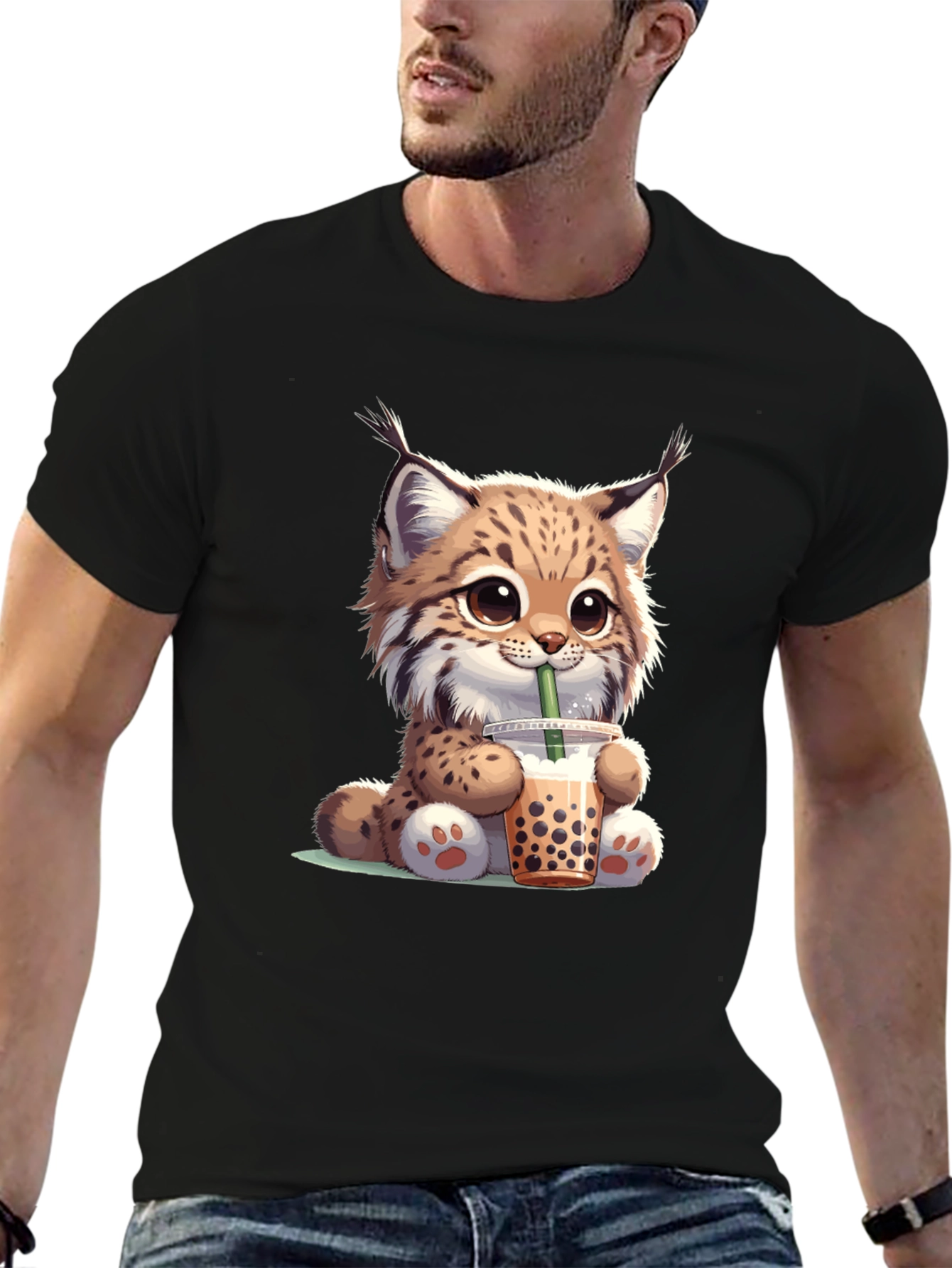 Bobcat Bubble Tea Graphic Tee