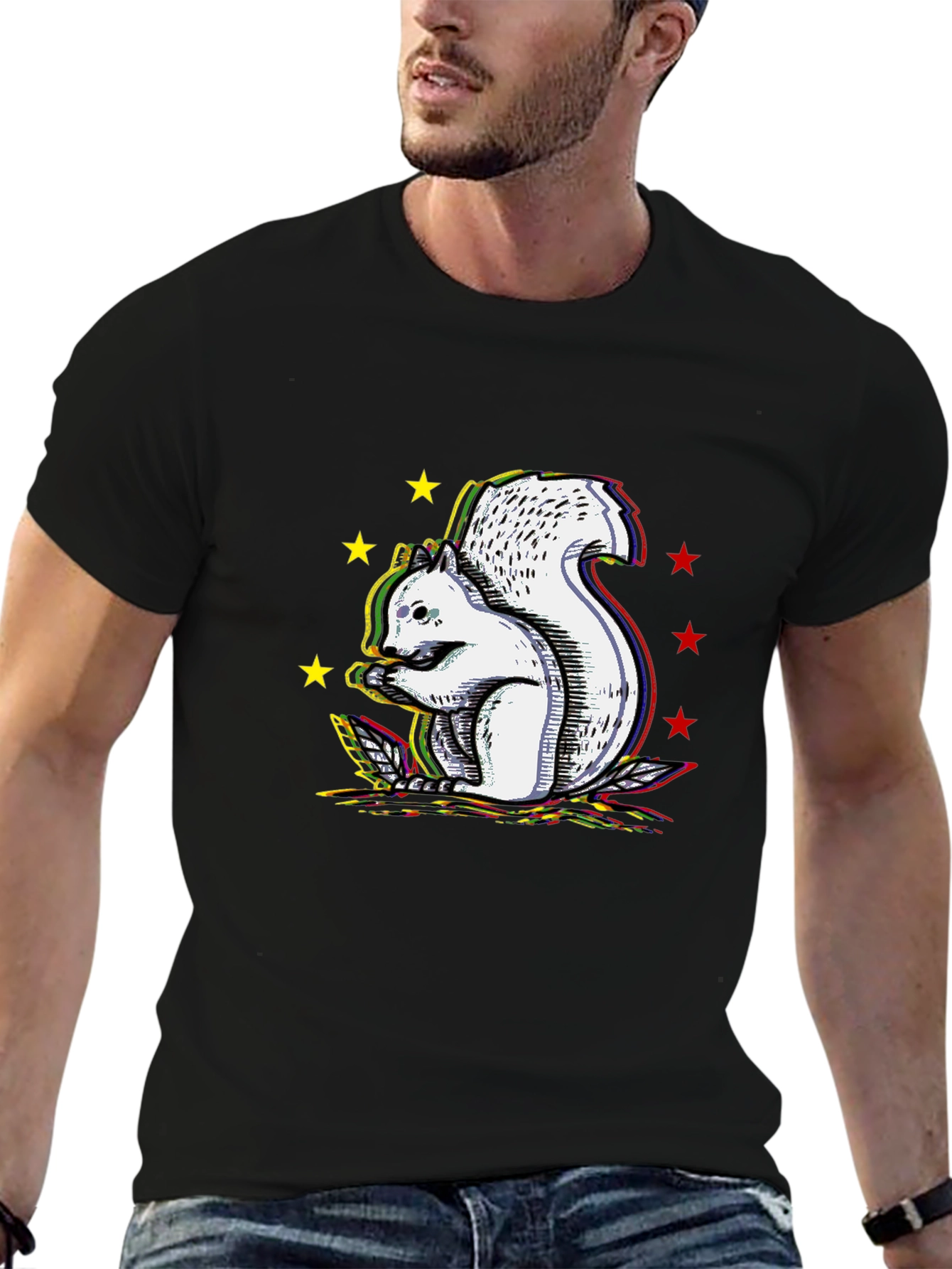 Squirrel Graphic Tee - Unique Design T-Shirt