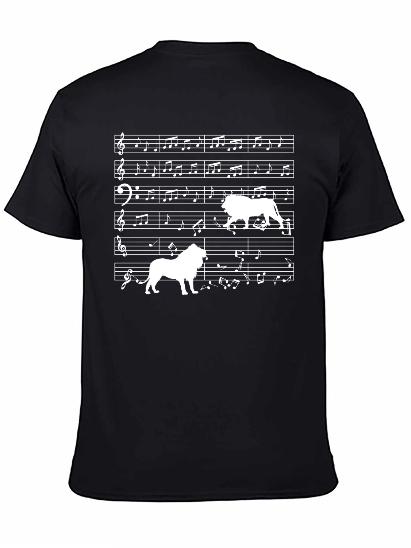 Musical Lion Graphic T-Shirt