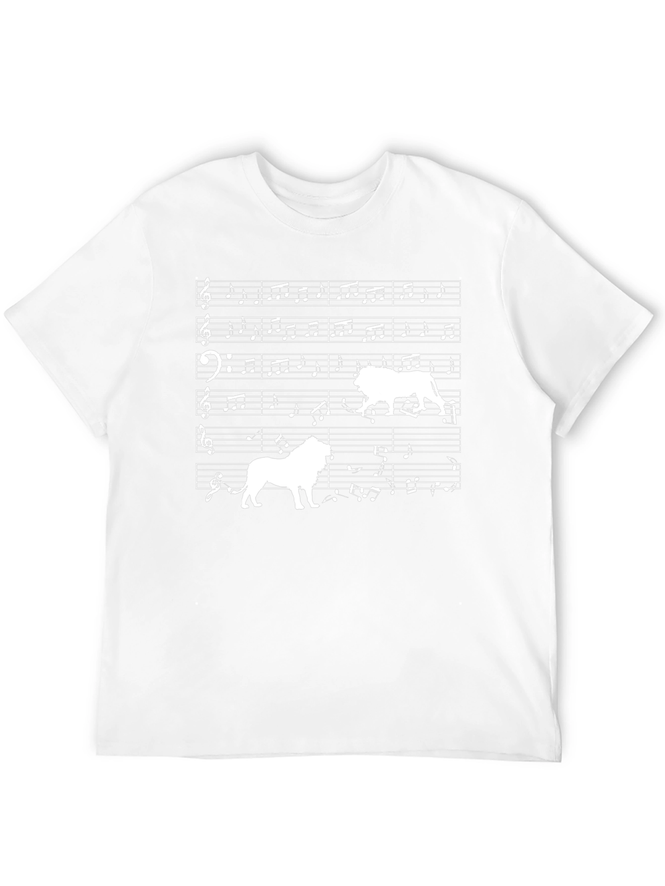 Musical Lion Graphic T-Shirt