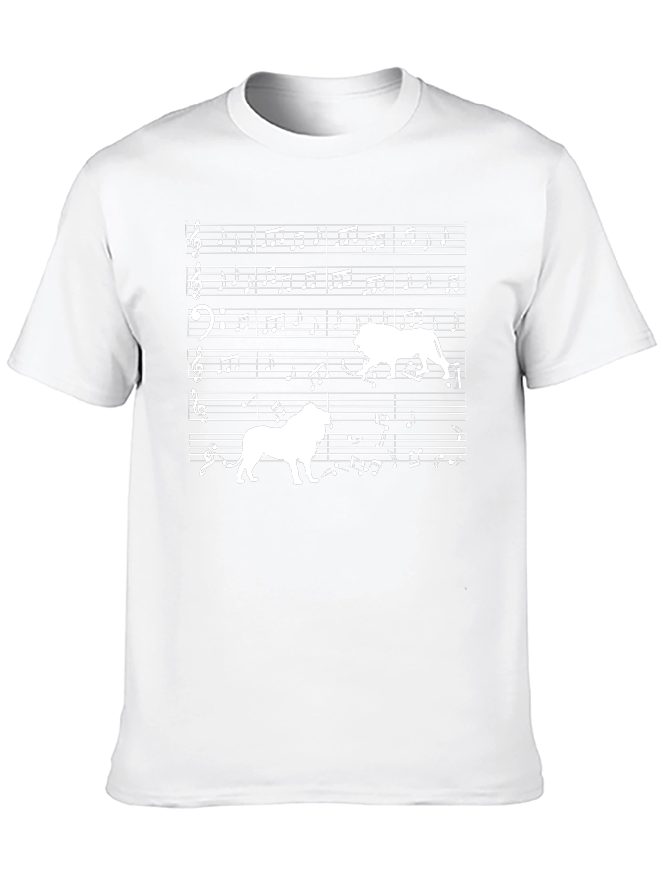 Musical Lion Graphic T-Shirt