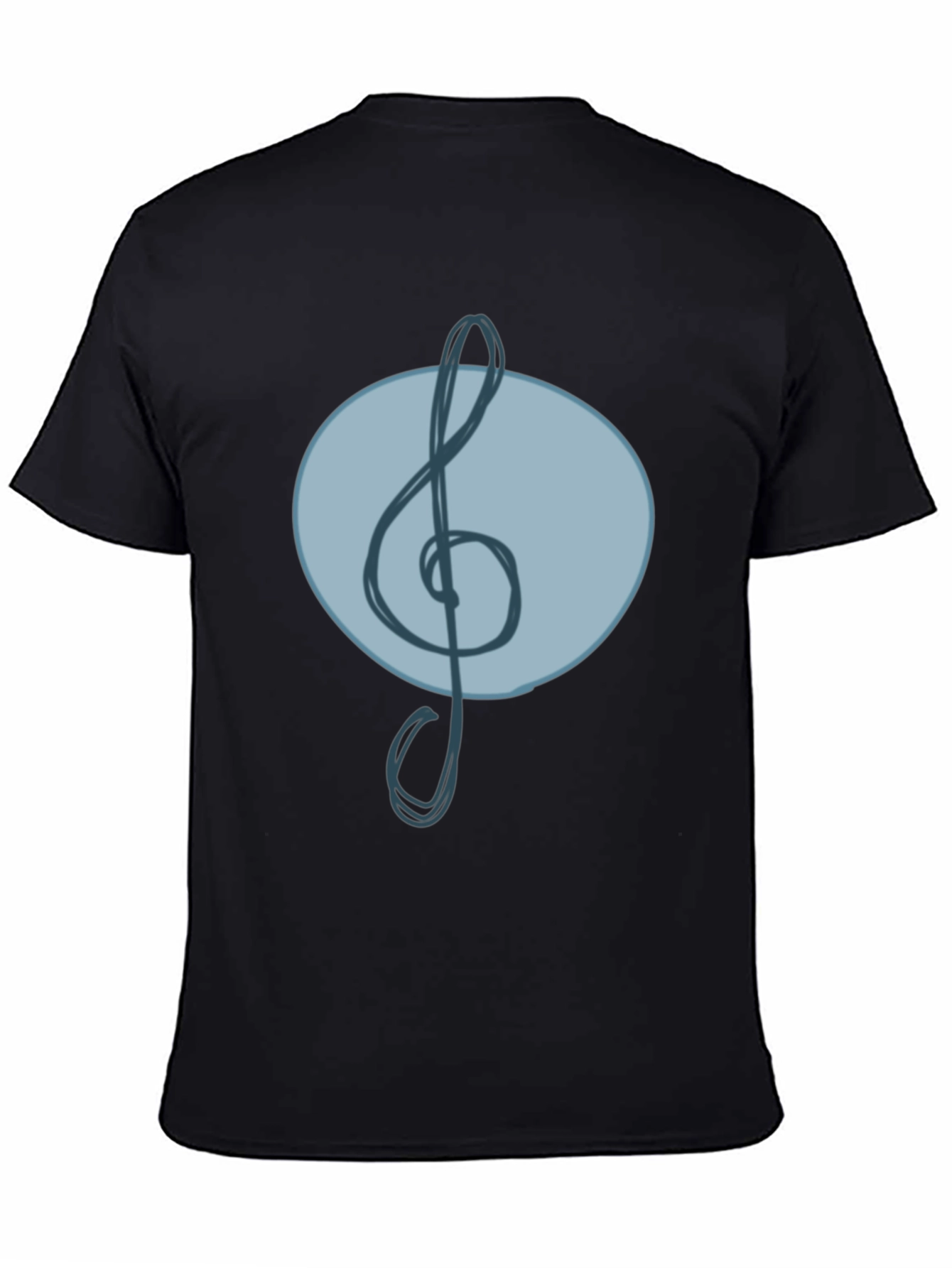 Musical Clef Graphic Tee - Cool Treble Note Design
