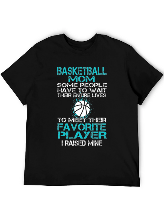 Basketball Mom Graphic T-Shirt - Favorite Player Tee