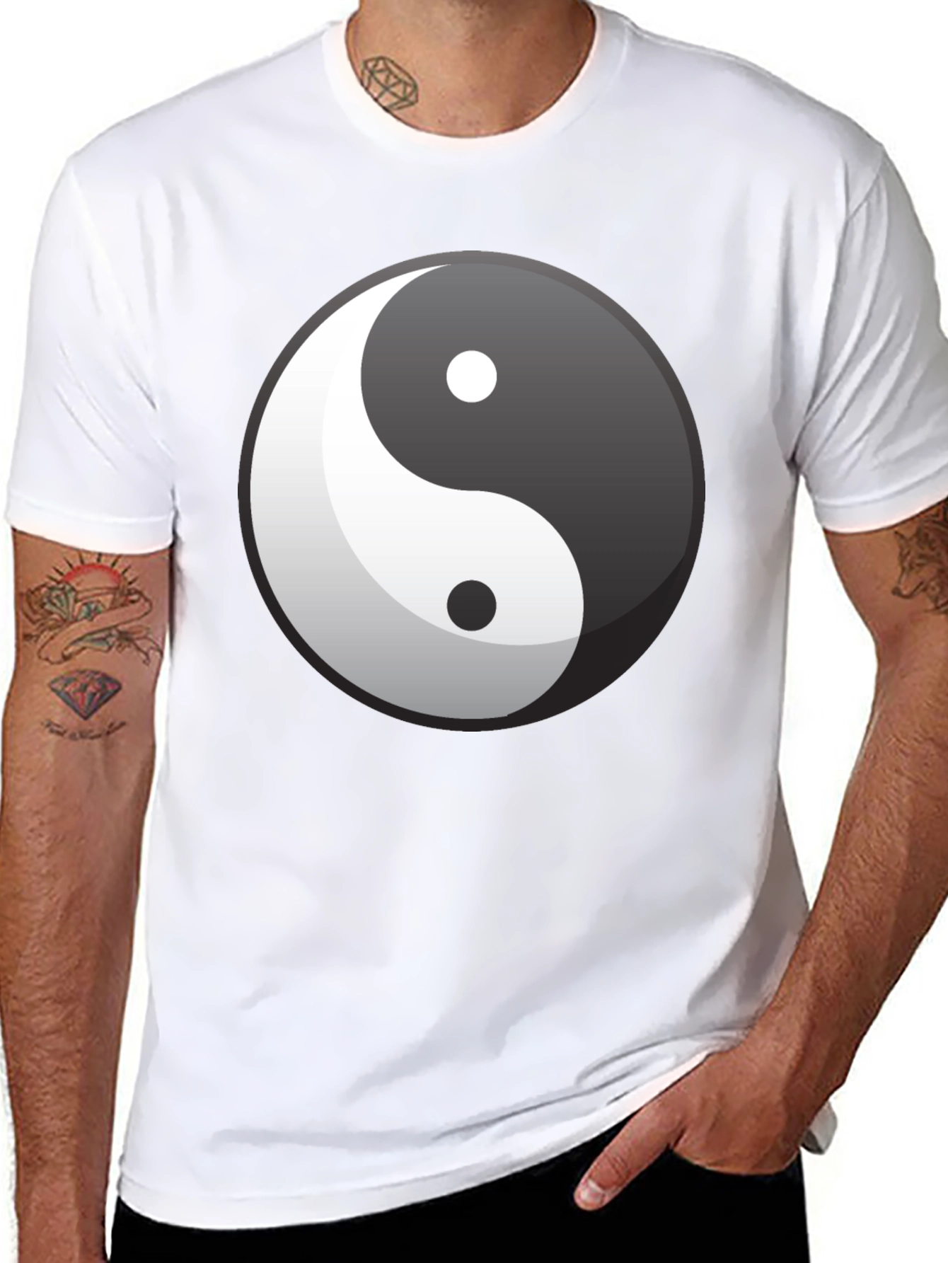 Yin Yang Graphic Tee - Balance & Style