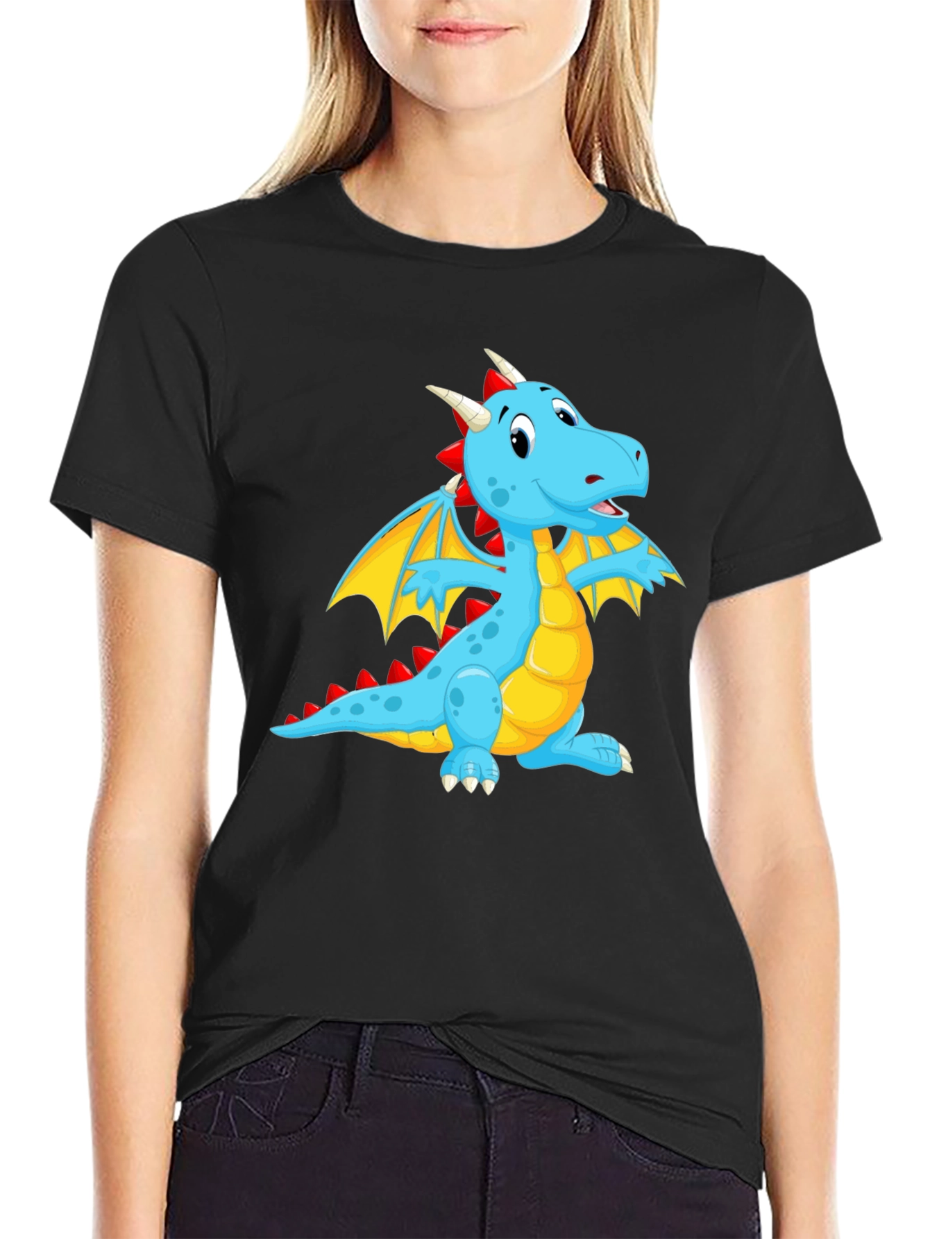 Blue Dragon Graphic Tee - Fun & Unique Design