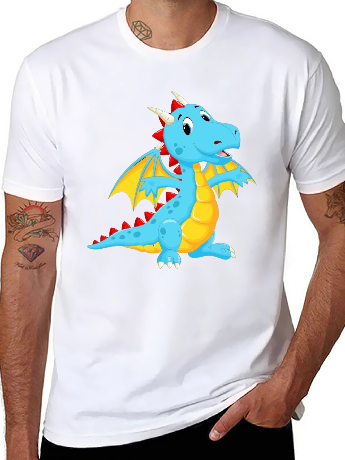 Blue Dragon Graphic Tee - Fun & Unique Design