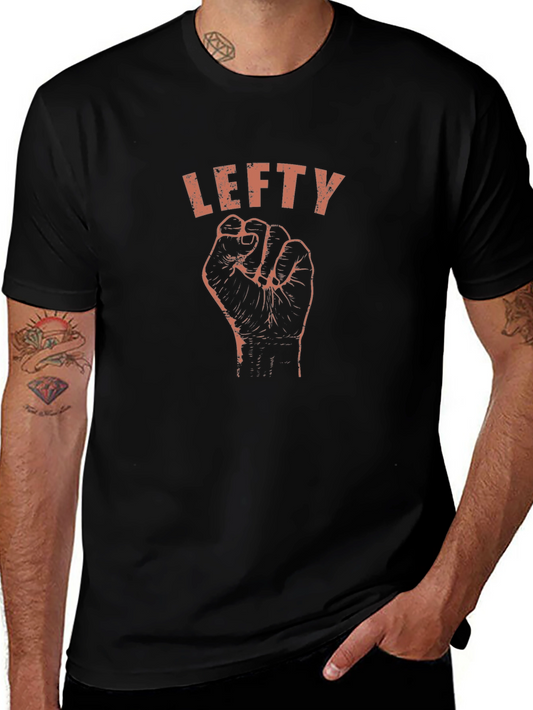 Lefty Fist Graphic Tee - Empower Your Style