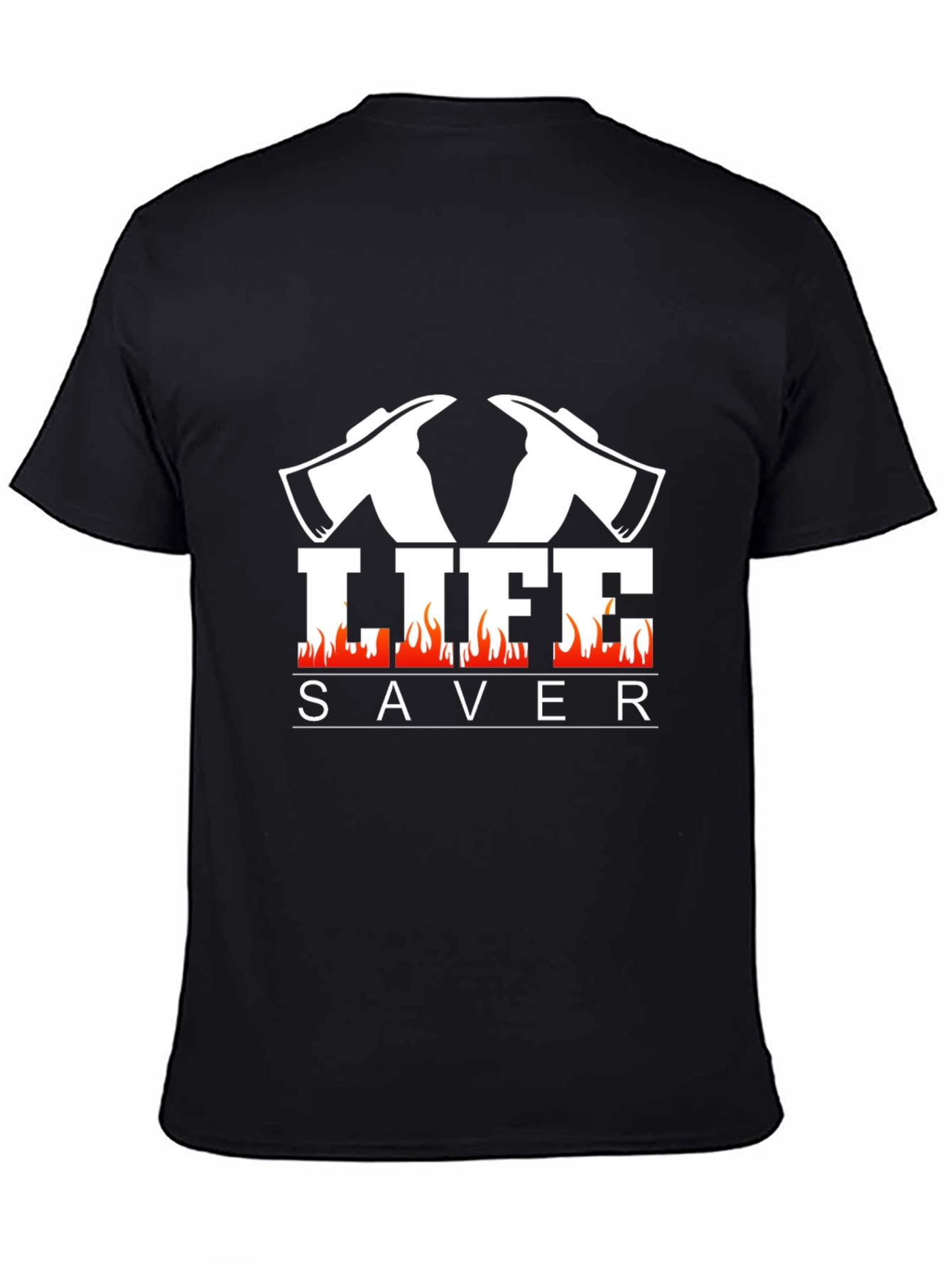 Firefighter Lifesaver Graphic Tee