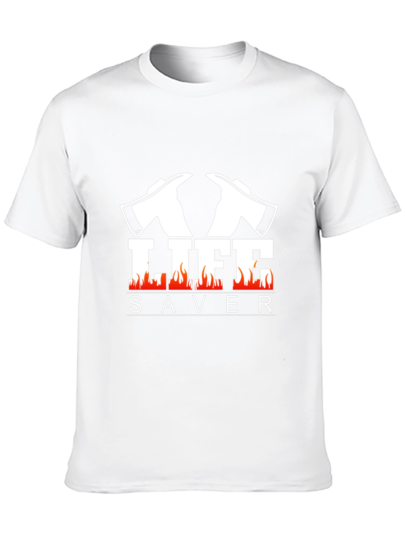 Firefighter Lifesaver Graphic Tee