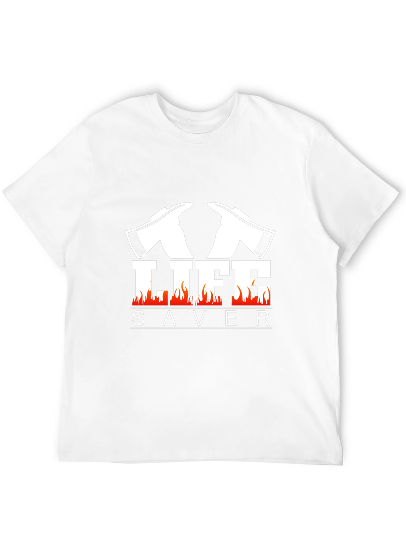 Firefighter Lifesaver Graphic Tee