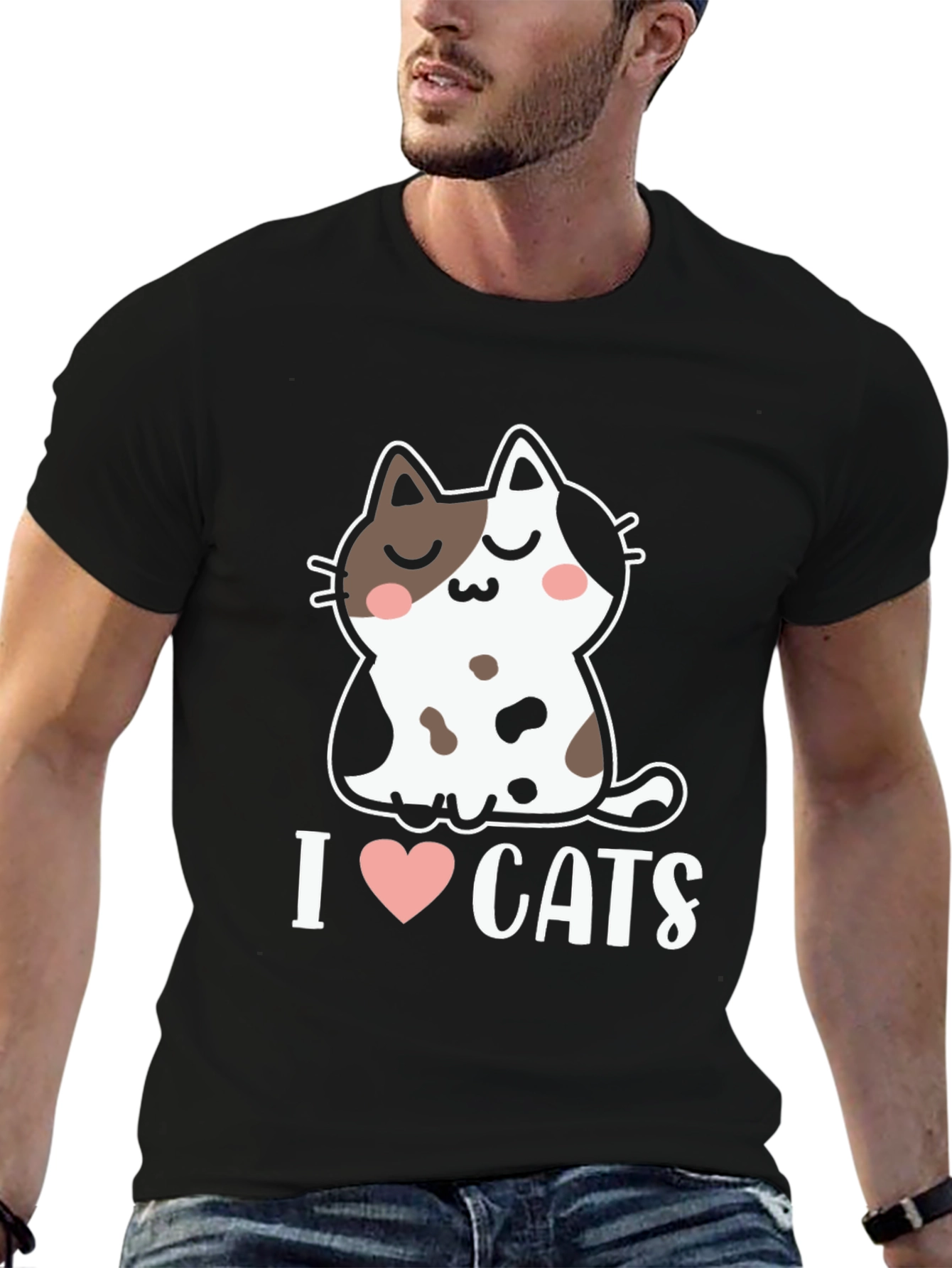 I Heart Cats T-Shirt - Cute Kitten Graphic Tee