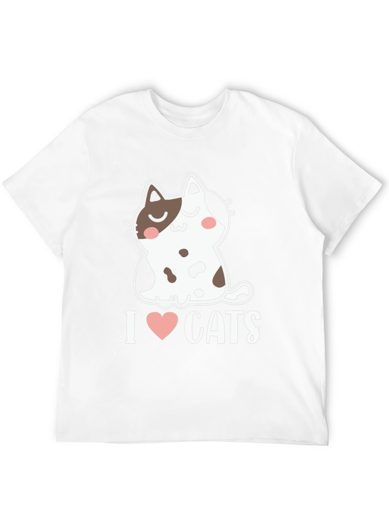 I Heart Cats T-Shirt - Cute Kitten Graphic Tee