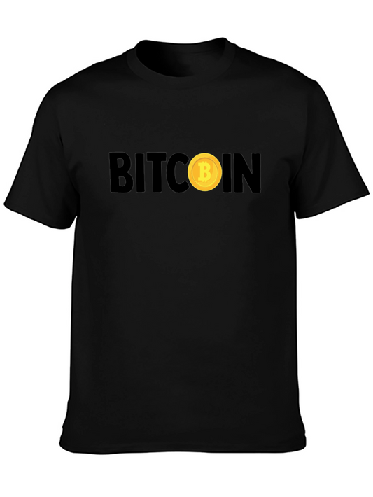Bitcoin Black T-Shirt - Crypto Currency Tee