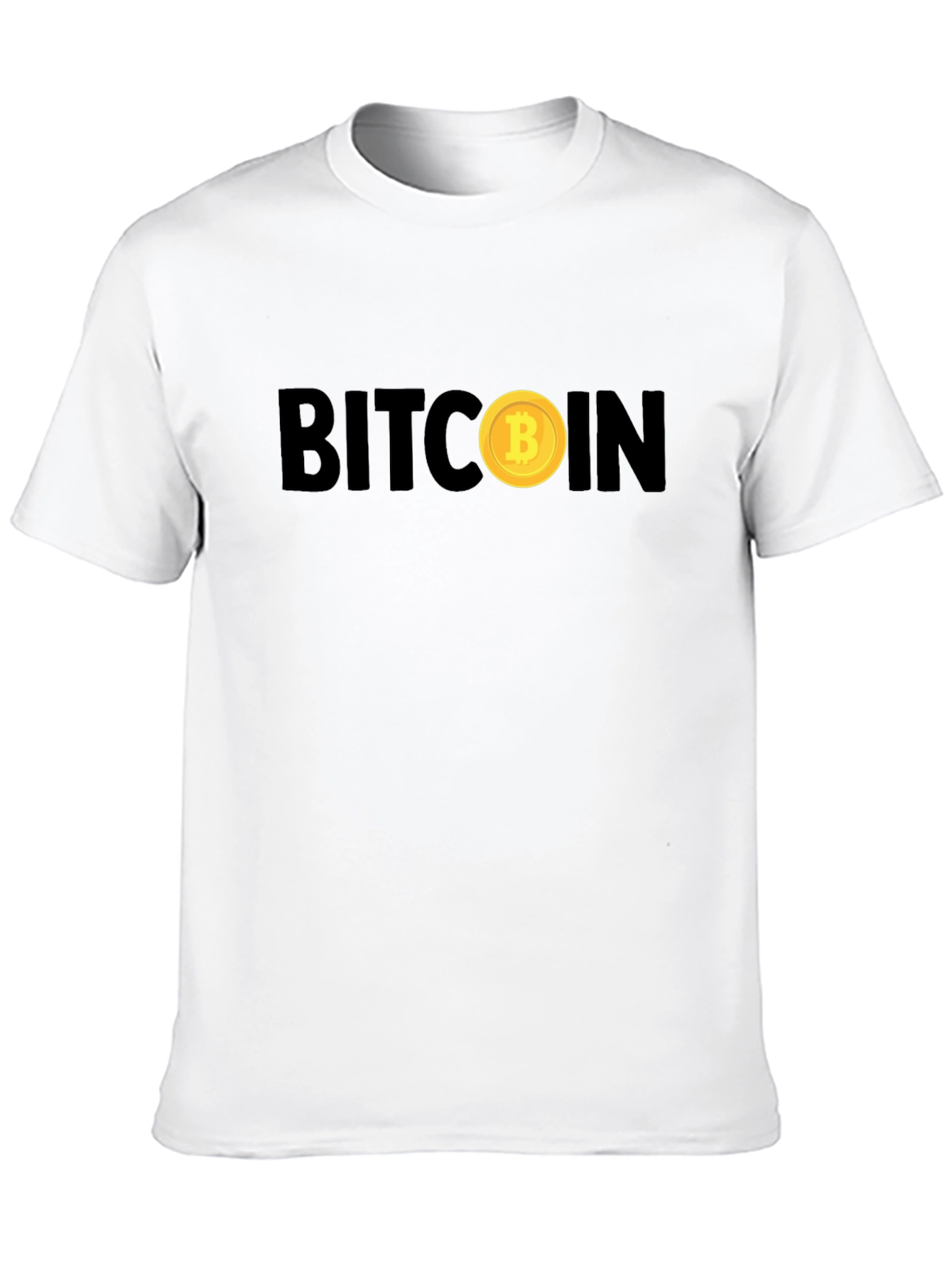 Bitcoin Black T-Shirt - Crypto Currency Tee