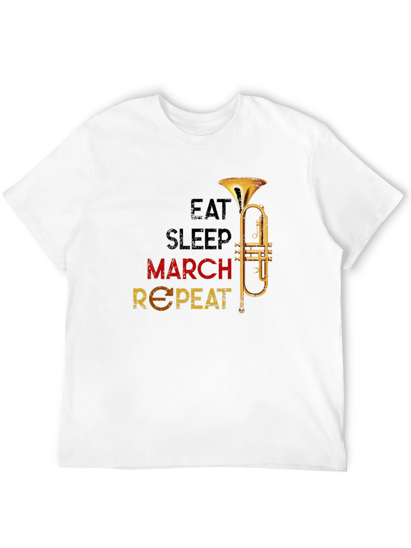 Eat Sleep March Repeat Trumpet T-Shirt