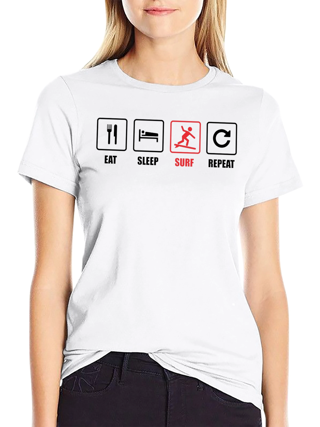 Eat Sleep Surf Repeat T-Shirt