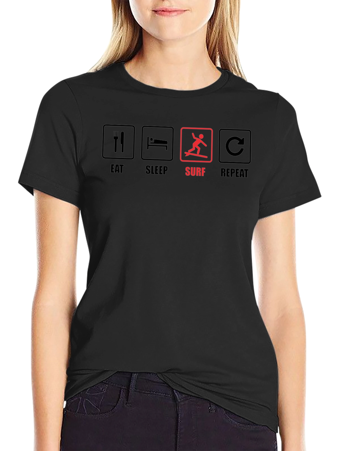 Eat Sleep Surf Repeat T-Shirt