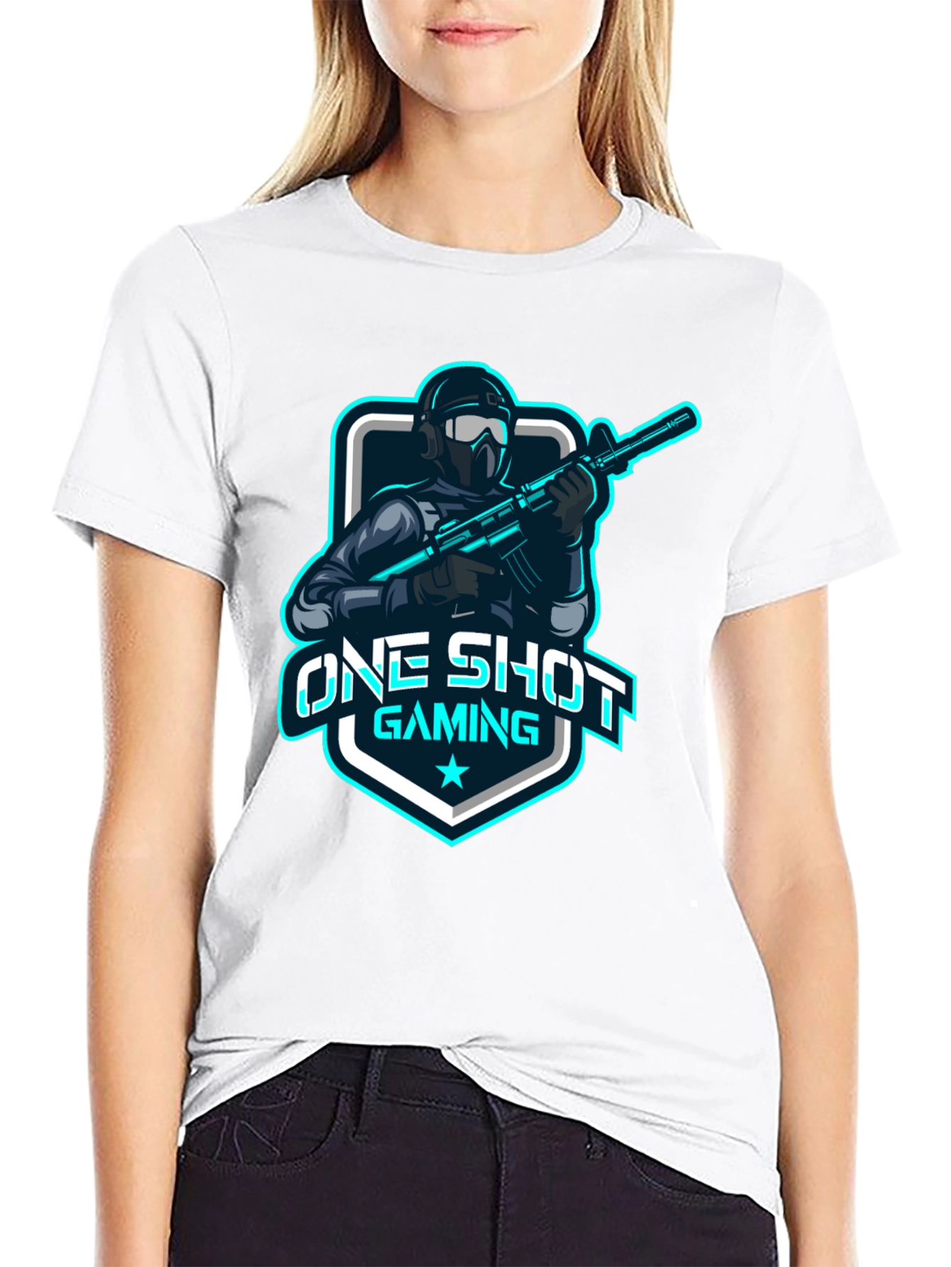 One Shot Gaming T-Shirt: Gamer Style