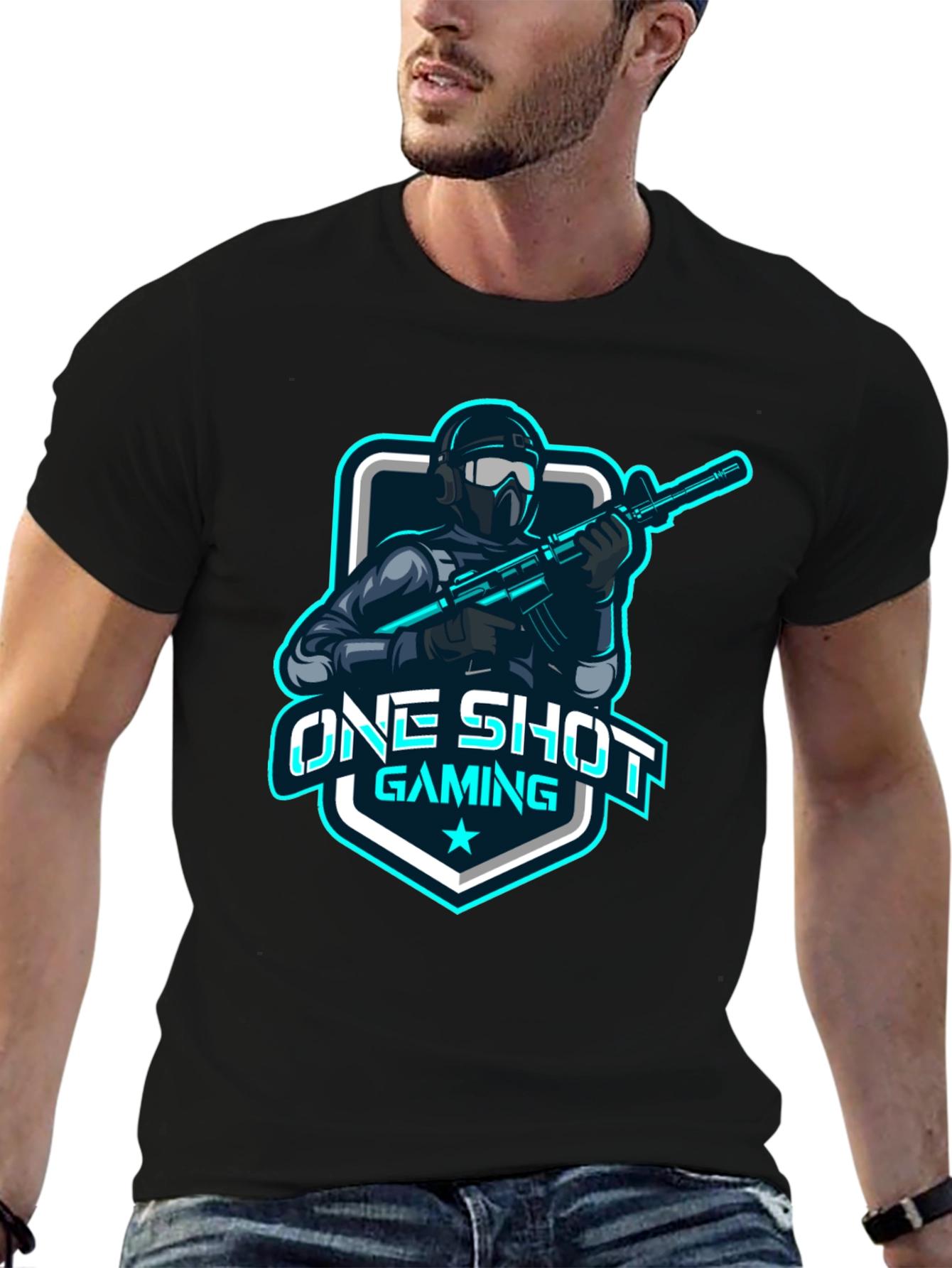 One Shot Gaming T-Shirt: Gamer Style