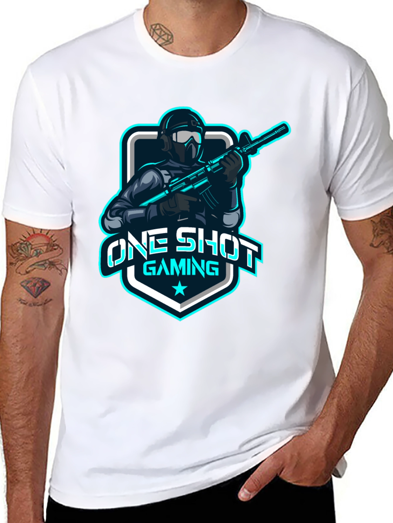 One Shot Gaming T-Shirt: Gamer Style
