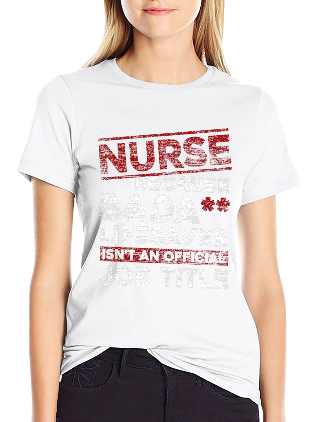 Nurse Bada Lifesaver Graphic Tee - Funny Nursing T-Shirt