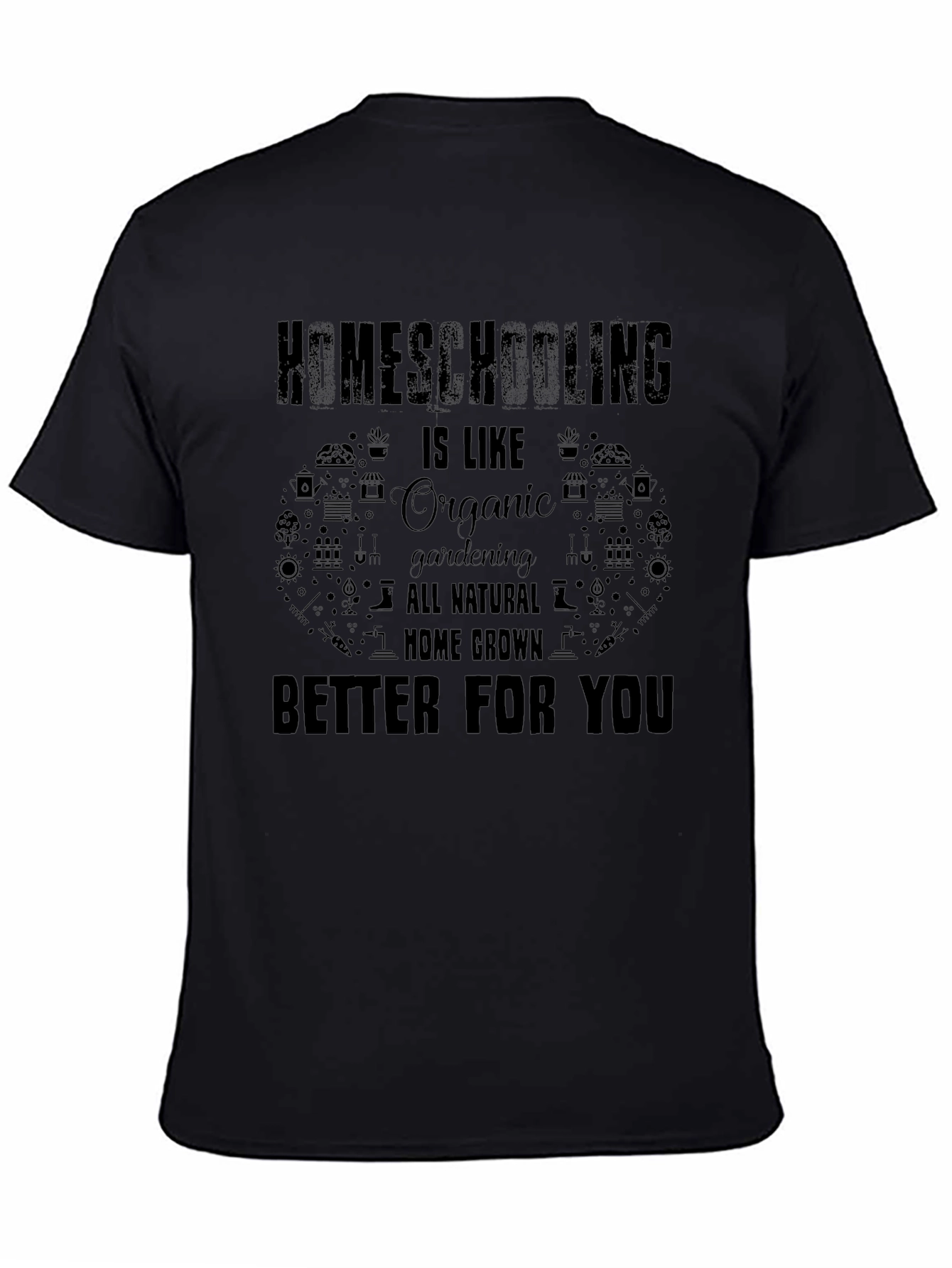 Homeschooling Organic Gardening T-Shirt