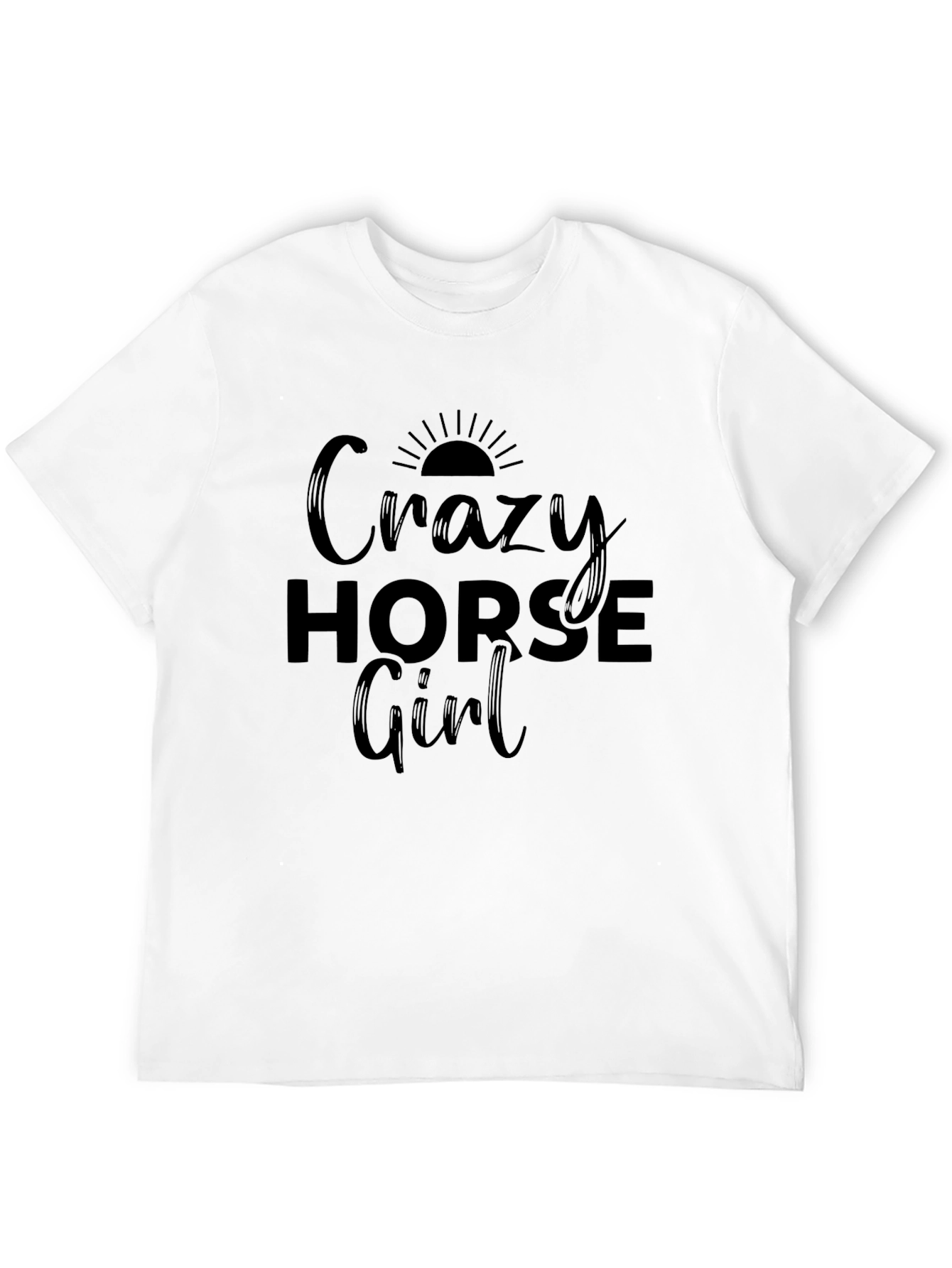 Crazy Horse Girl T-Shirt - Womens Graphic Tee