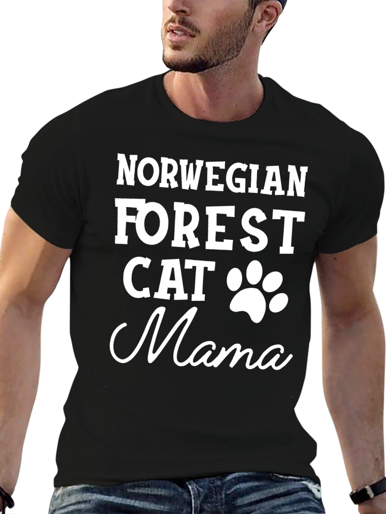 Norwegian Forest Cat Mama T-Shirt