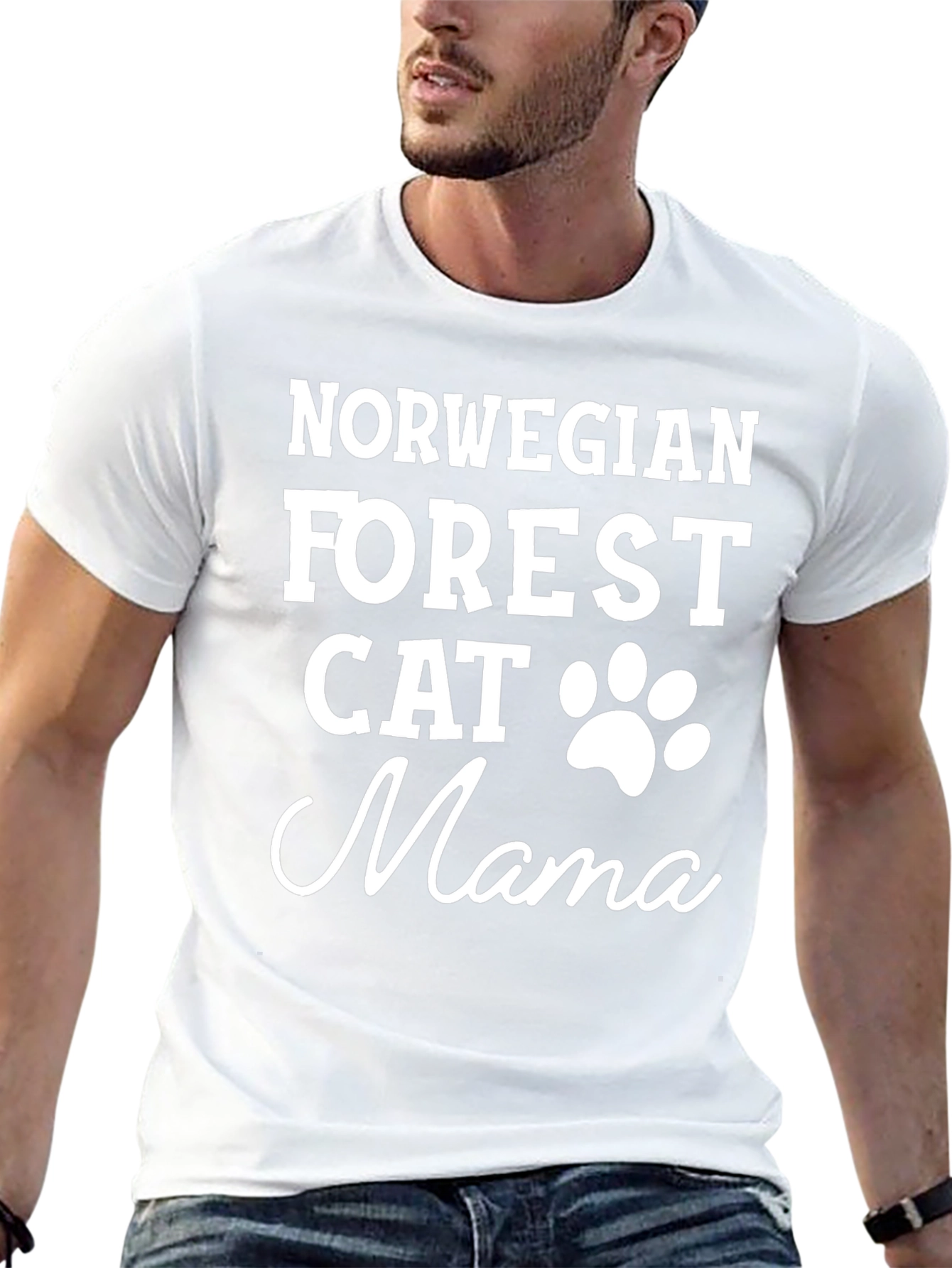 Norwegian Forest Cat Mama T-Shirt