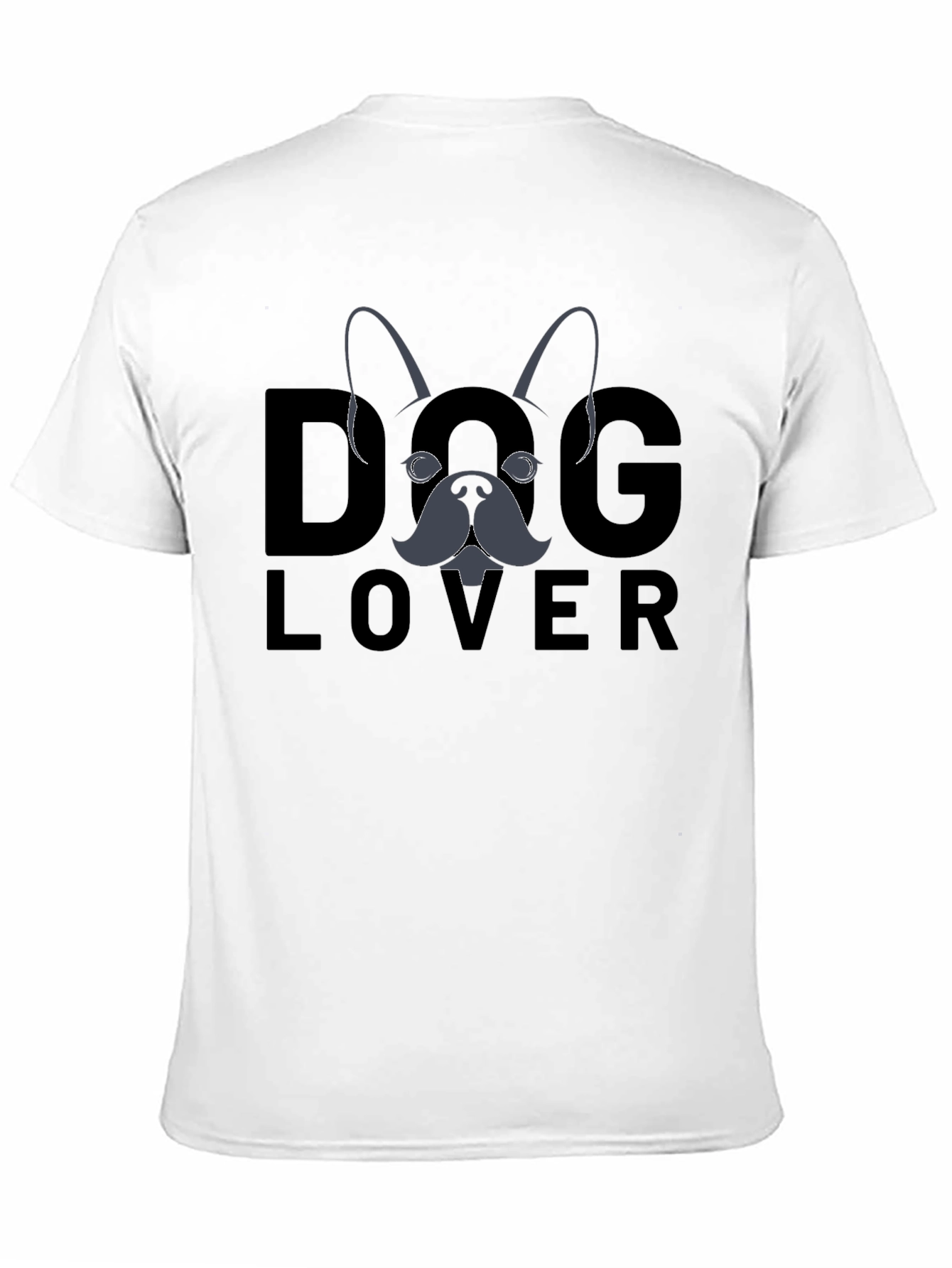 Dog Lover Graphic T-Shirt - Black