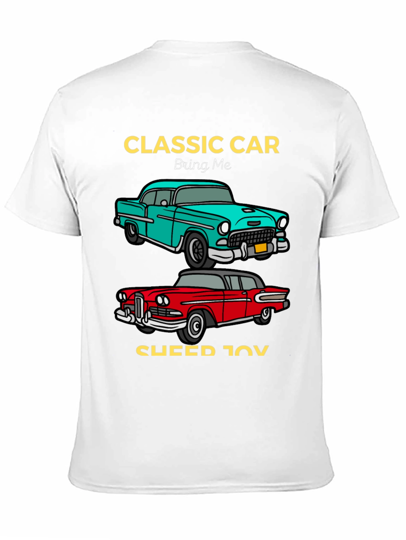 Classic Car Graphic Tee - Retro Automotive Design