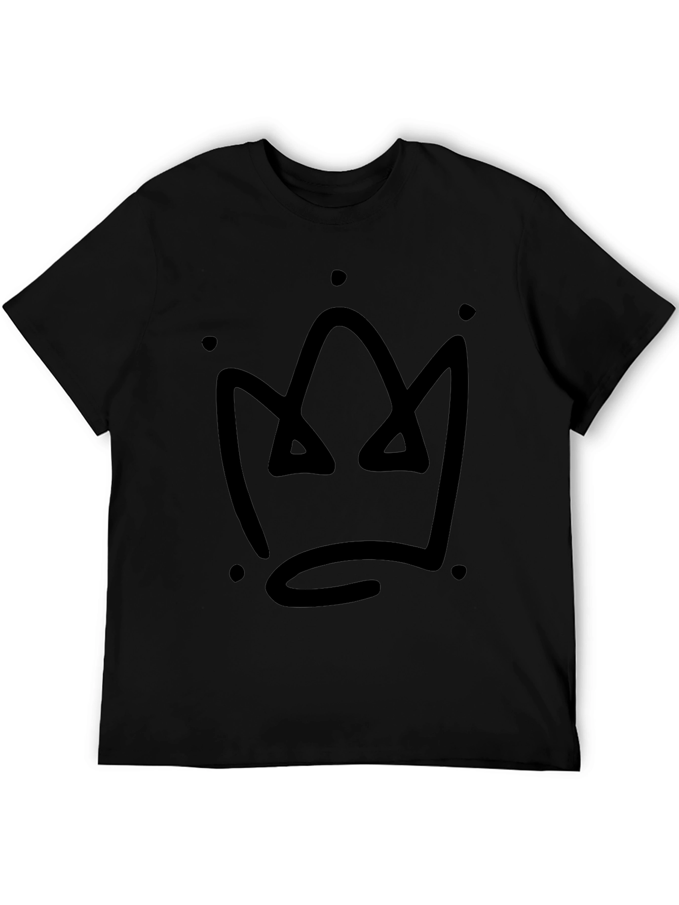 Crown Graphic Black T-Shirt