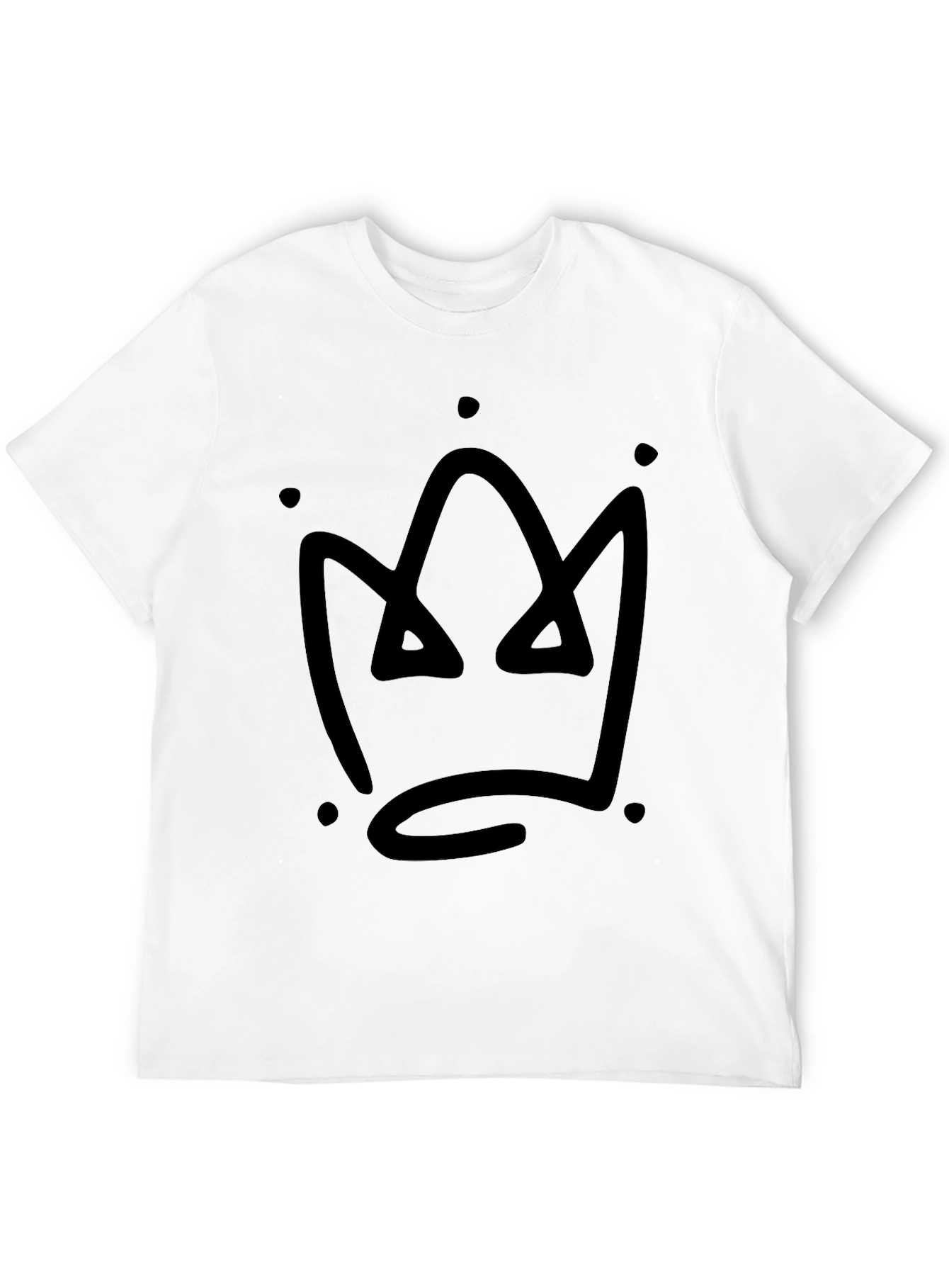 Crown Graphic Black T-Shirt