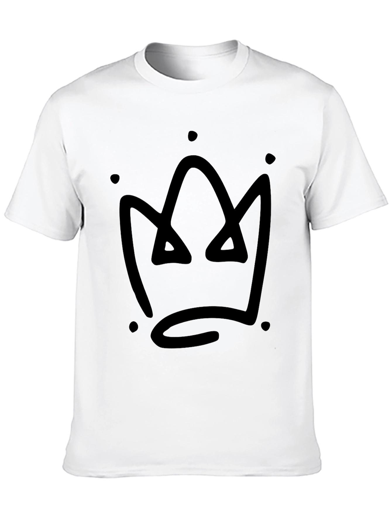 Crown Graphic Black T-Shirt