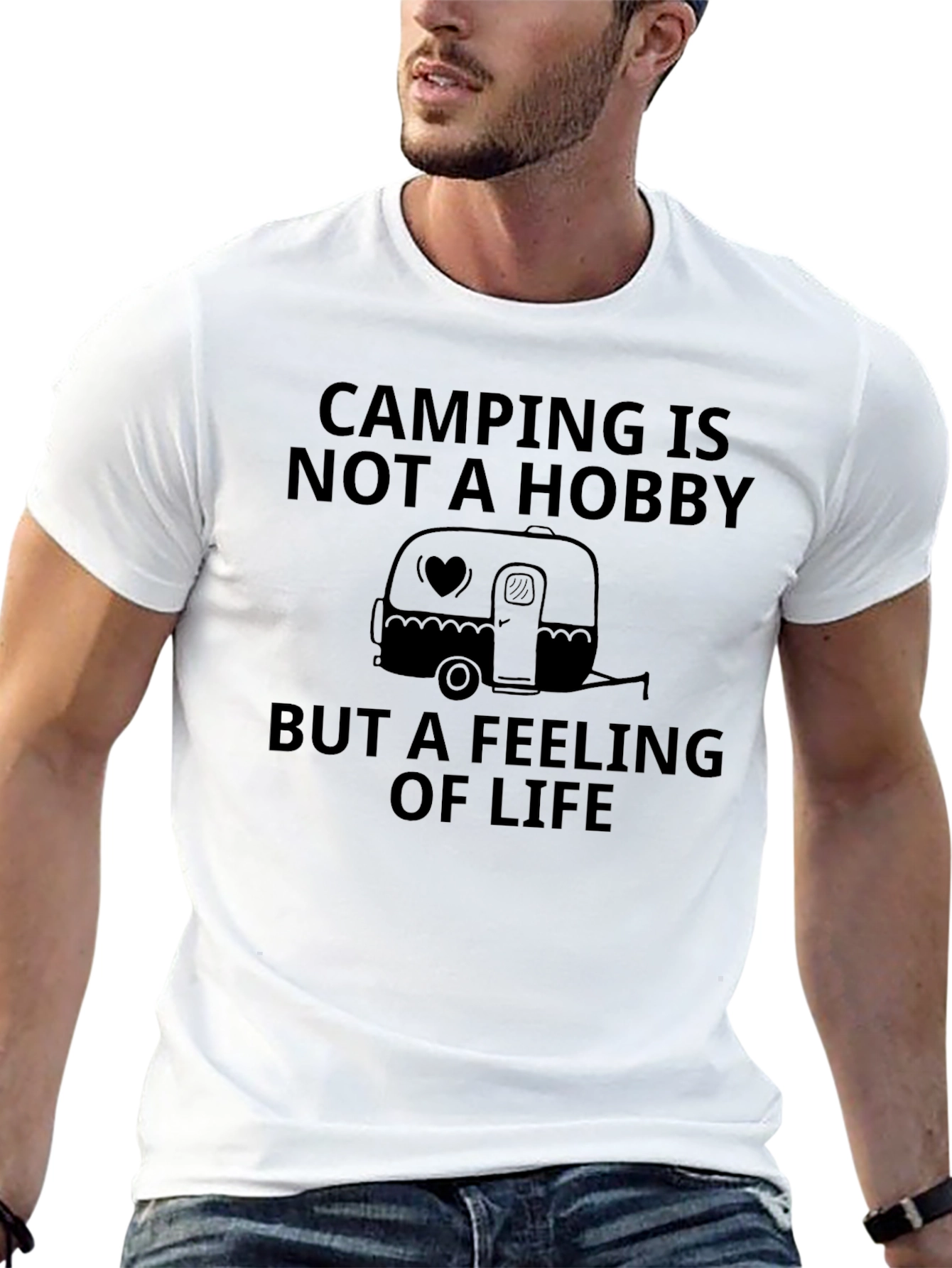 Camping Is Not A Hobby Graphic T-Shirt