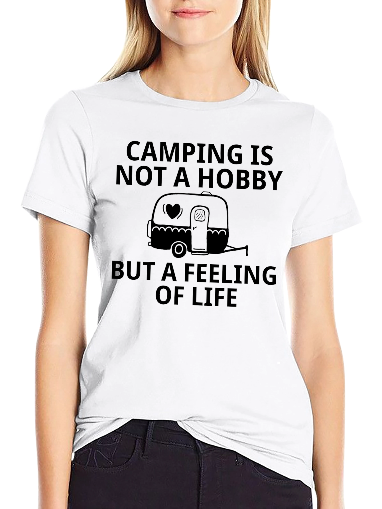 Camping Is Not A Hobby Graphic T-Shirt