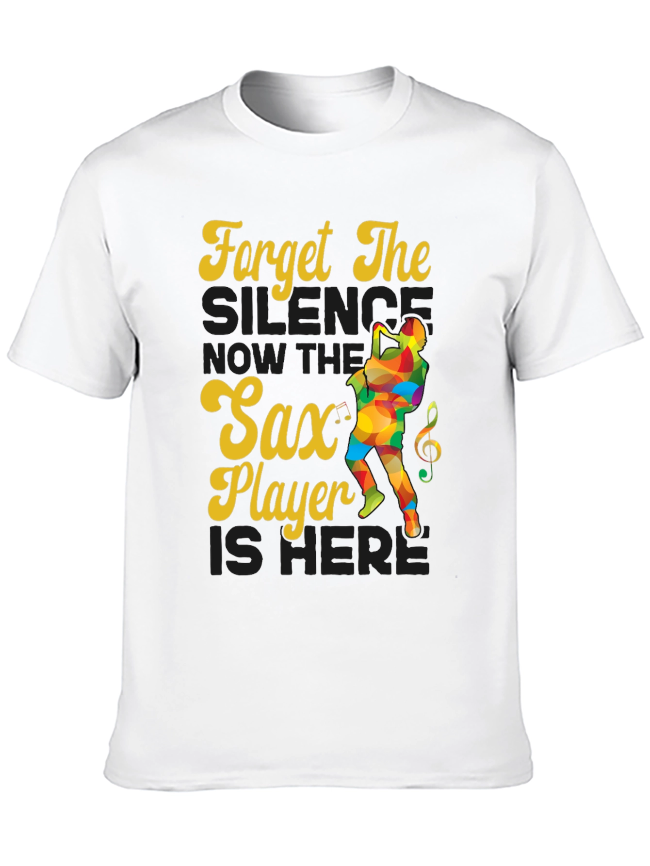 Sax Player Graphic Tee - Forget The Silence!