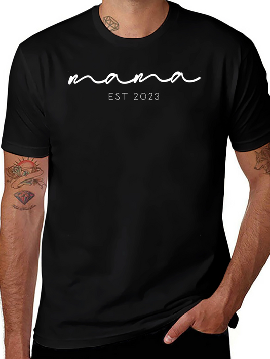 Mama Est 2023 Black Tee