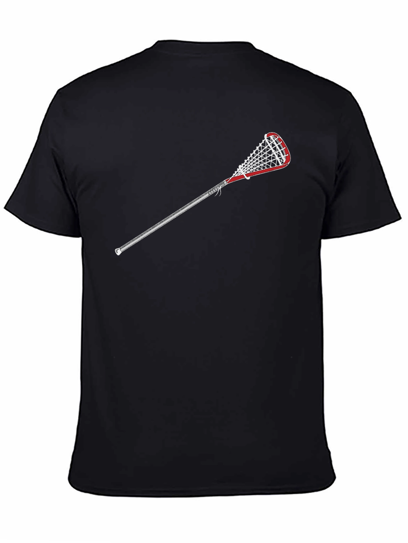 Lacrosse Stick Graphic Tee - Sporty Casual Style