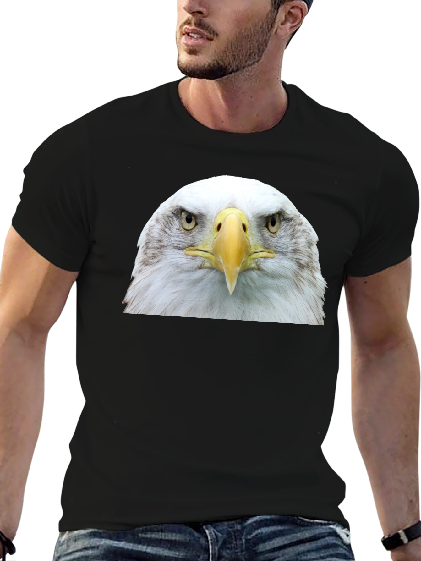 Bald Eagle Graphic T-Shirt - Bold Patriotic Style