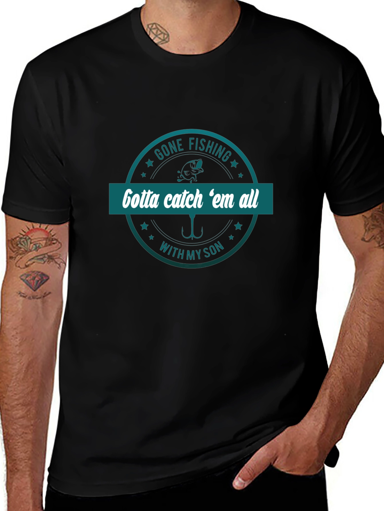 Gone Fishing Tee - Gotta Catch em All