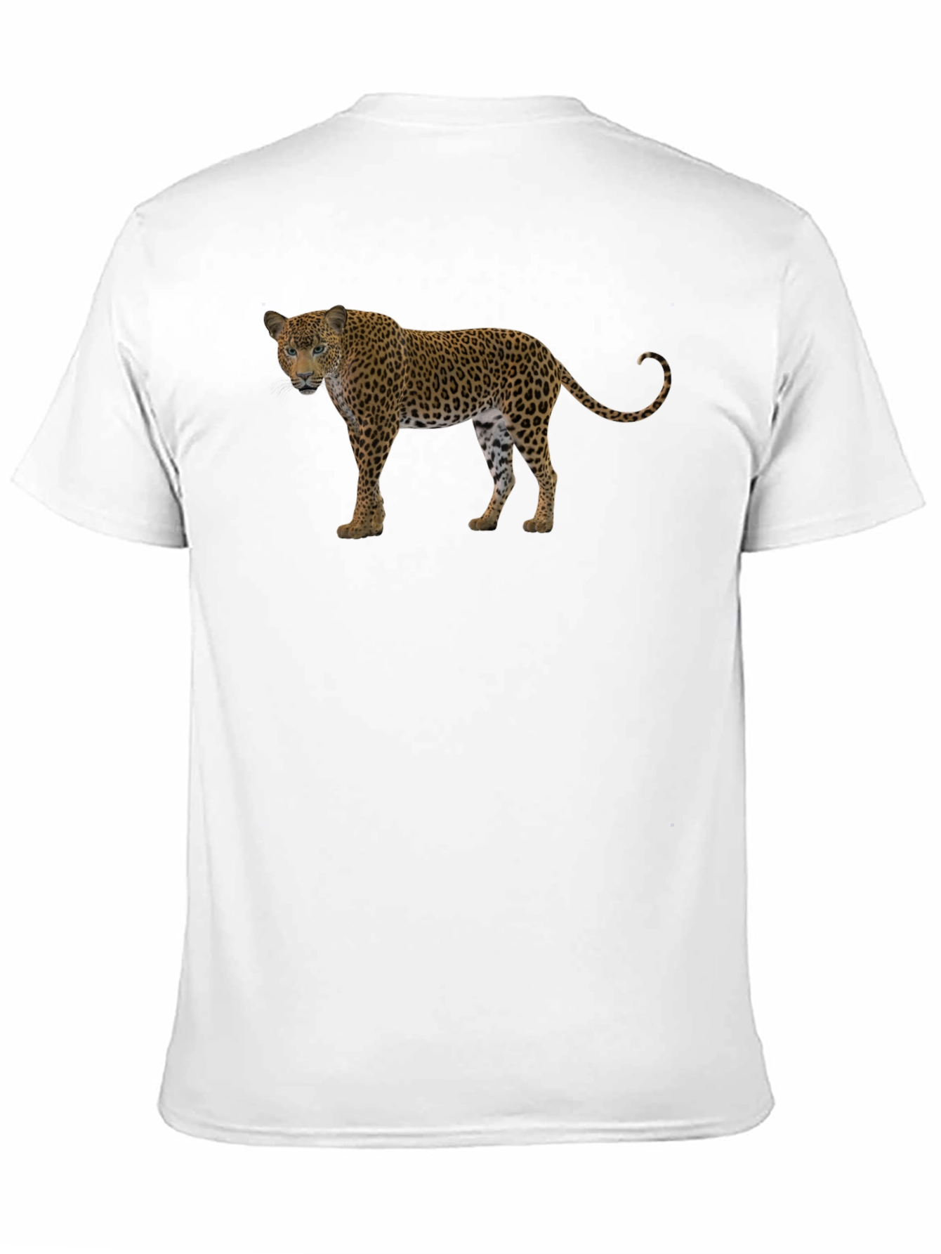Leopard Print Black T-Shirt for Men