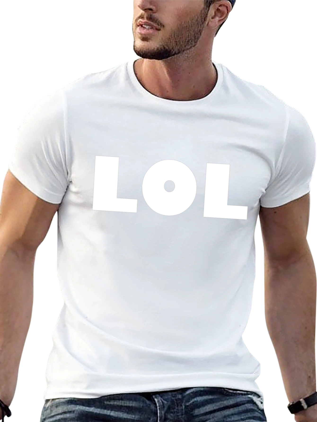 LOL Graphic Tee - Funny Casual T-Shirt