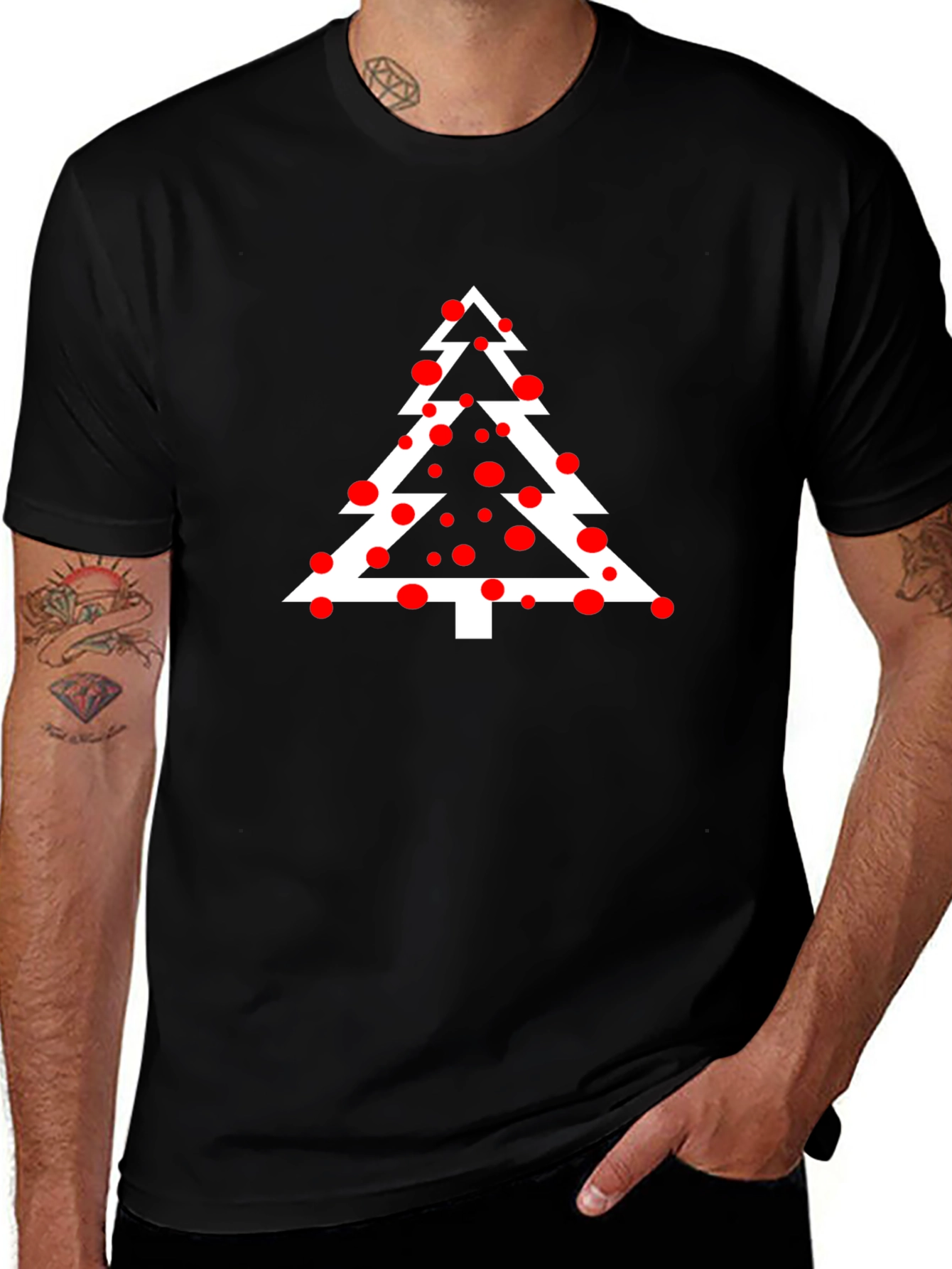 Festive Christmas Tree T-Shirt - Holiday Style