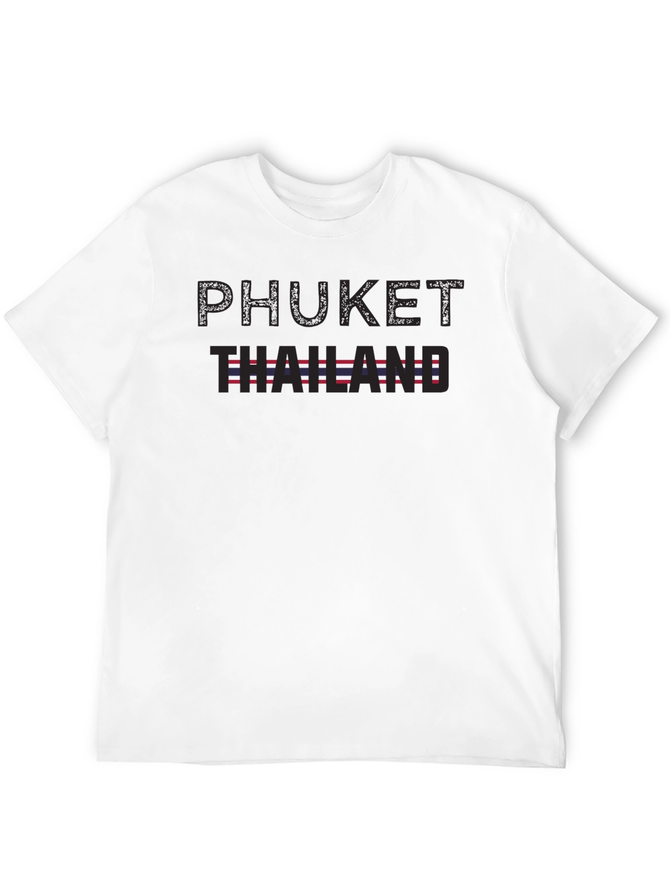 Phuket Thailand Graphic Tee - Mens Black T-Shirt