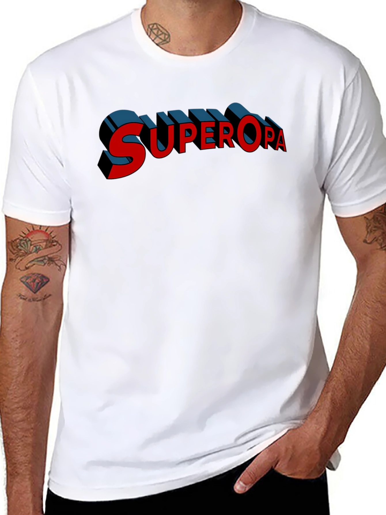 Super Opa T-Shirt - Fun Graphic Tee