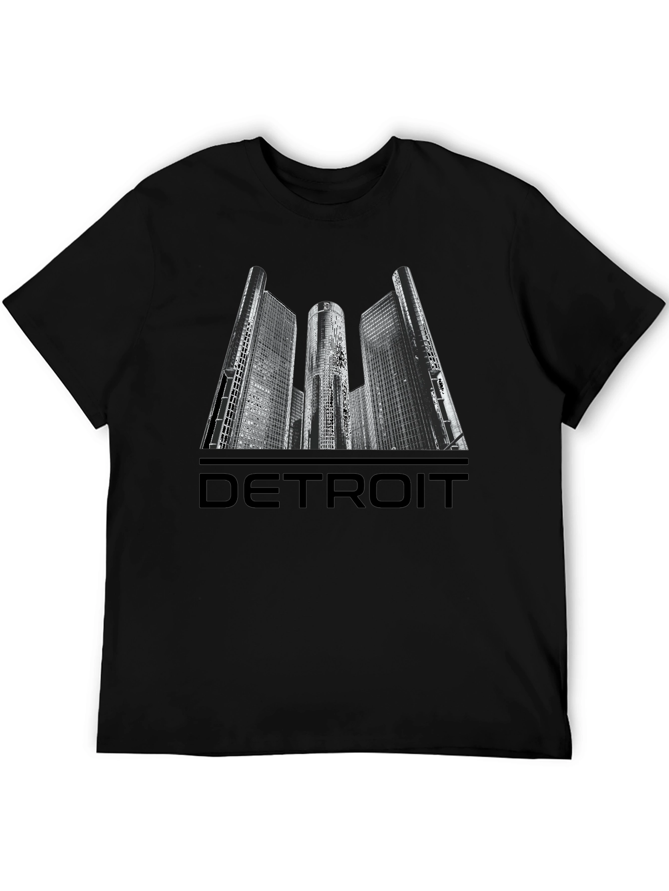 Detroit Skyline Graphic T-Shirt